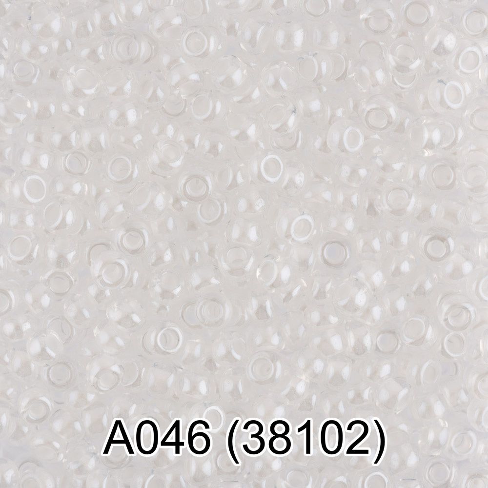 Бисер Gamma 10/0 (2.3 мм), 150 г (10х5 г), A046 белый, 38102, круглый 1