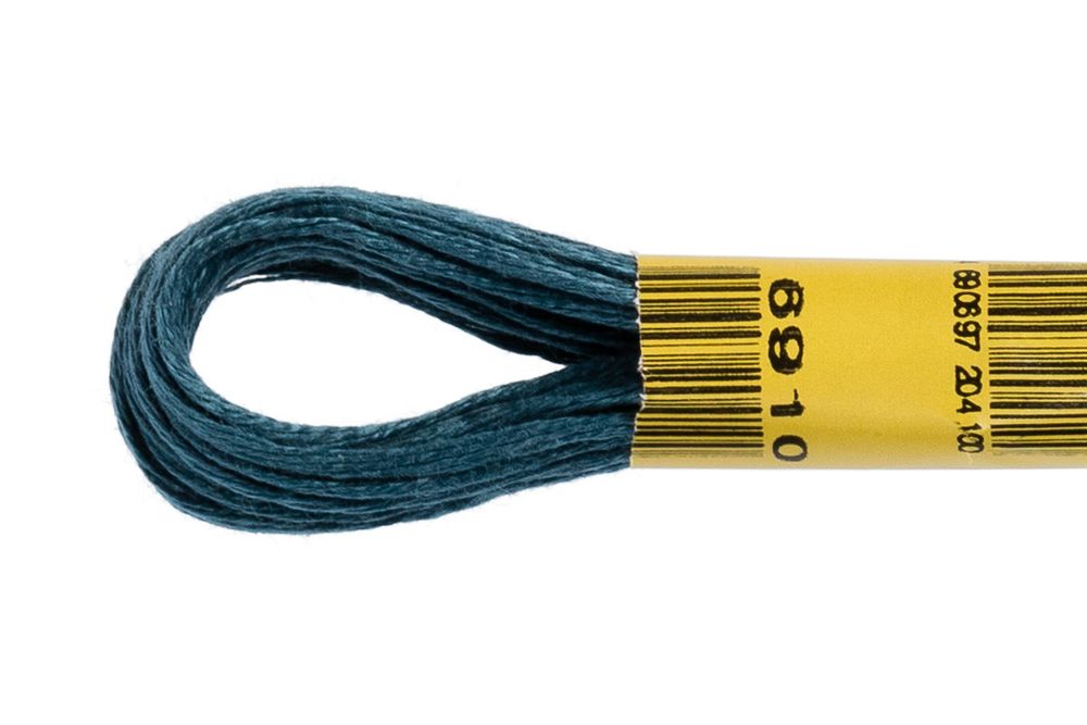 Мулине ПНК им.Кирова цв.6910 т.т. голубой, Россия, 24 мотка по 8 метров