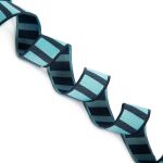 Лента (тесьма) жаккардовая 25.0 мм / 10±0.5 метров, голубой, Gamma TRJ-111Y