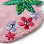 Термоаппликация "Клубника розовая с цветами" 1шт, Prym