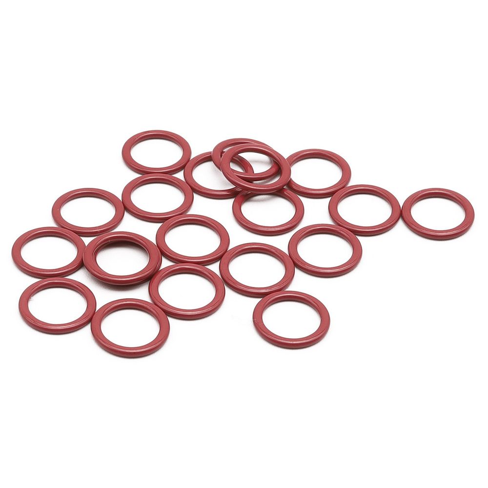 Кольца для бюстгальтера металл ⌀8.0 мм, 20 шт, C520 темно-красный, ГВ800
