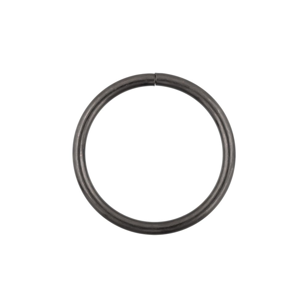 Кольцо металлическое разъемное in ⌀25 мм, 20 шт, 06 черн.никель, Gamma GH 14/25