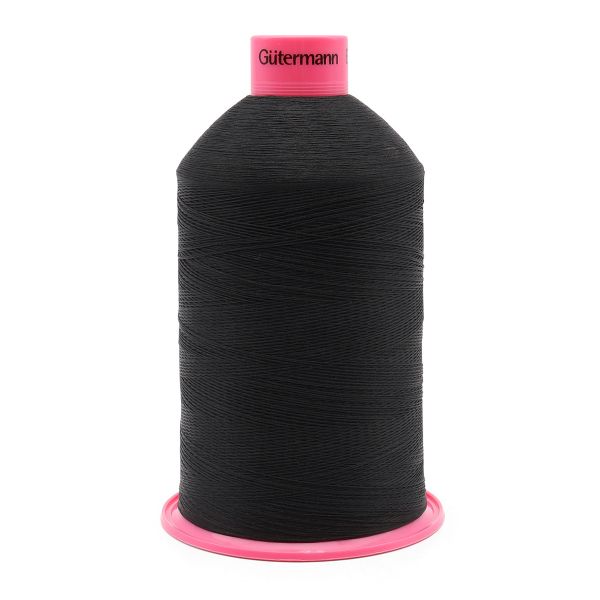 Нитка текстурированная Gutermann E 382, 6000 м, 730815, _000 черный, 1 шт
