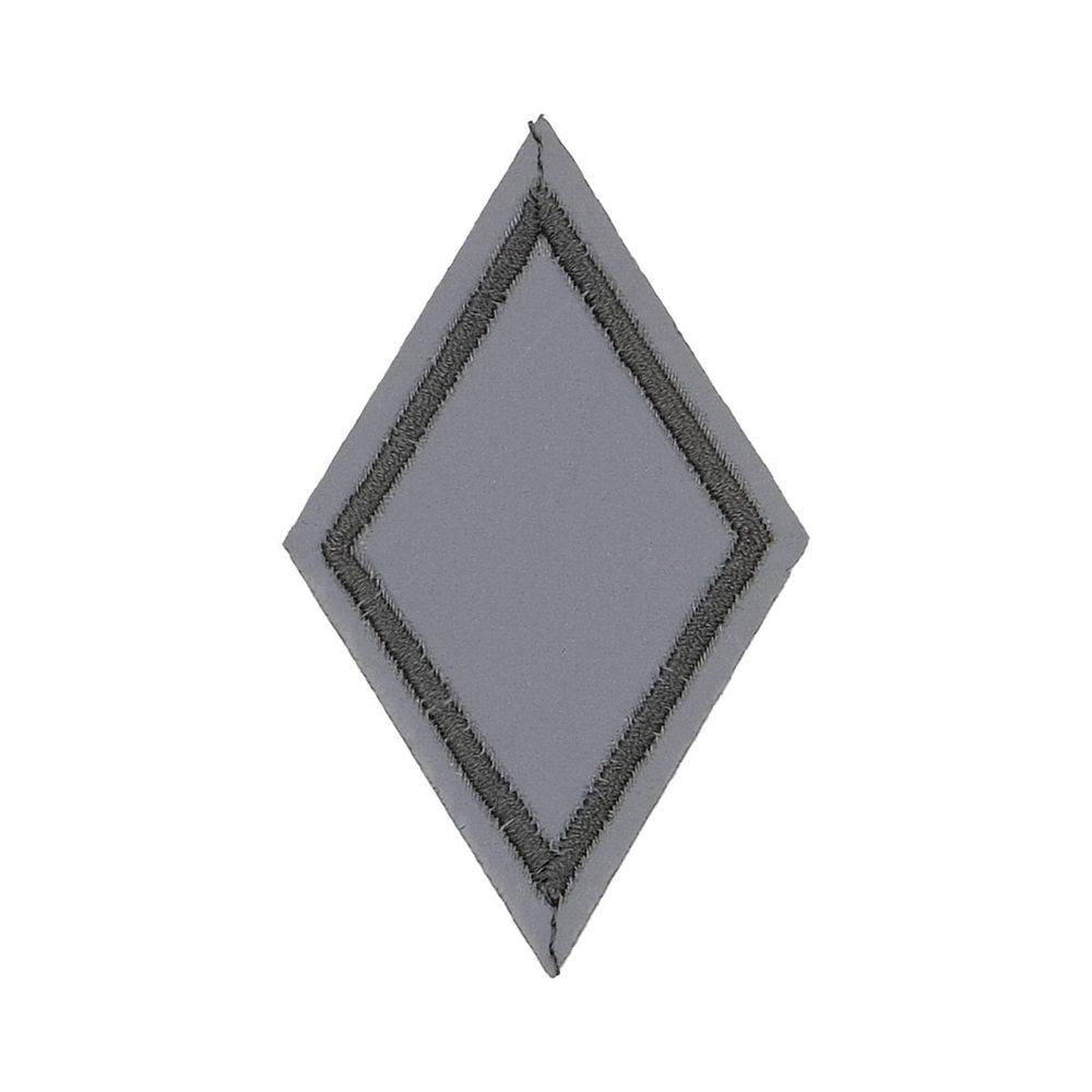 Термоаппликация светоотражающая Ромб, 65х40 мм, LA426, 3 шт