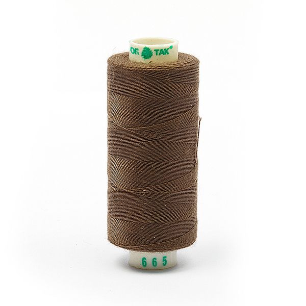 Нитки швейные бытовые Dor Tak 40/2, 366 м / 10 кат., 665 серый