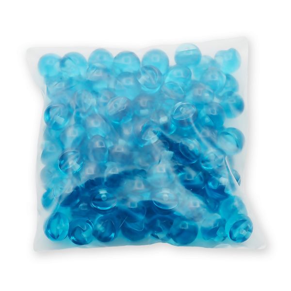 Пуговицы на ножке под камень из смолы 11мм (аквамарин), 100 шт