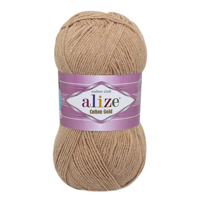 Пряжа Alize (Ализе) Cotton Gold / уп.5 мот. по 100 г, 330м, 262 бежевый A