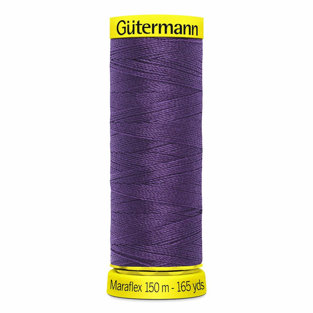 Нитки для трикотажа Gutermann Maraflex, 150м, 257 пыльно-фиолетовый, 5 катушек