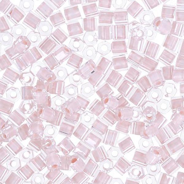 Бисер Toho 11/0 Hexagon 4 (2.2 мм), 25 г (5х5 г), 1068 кремовый