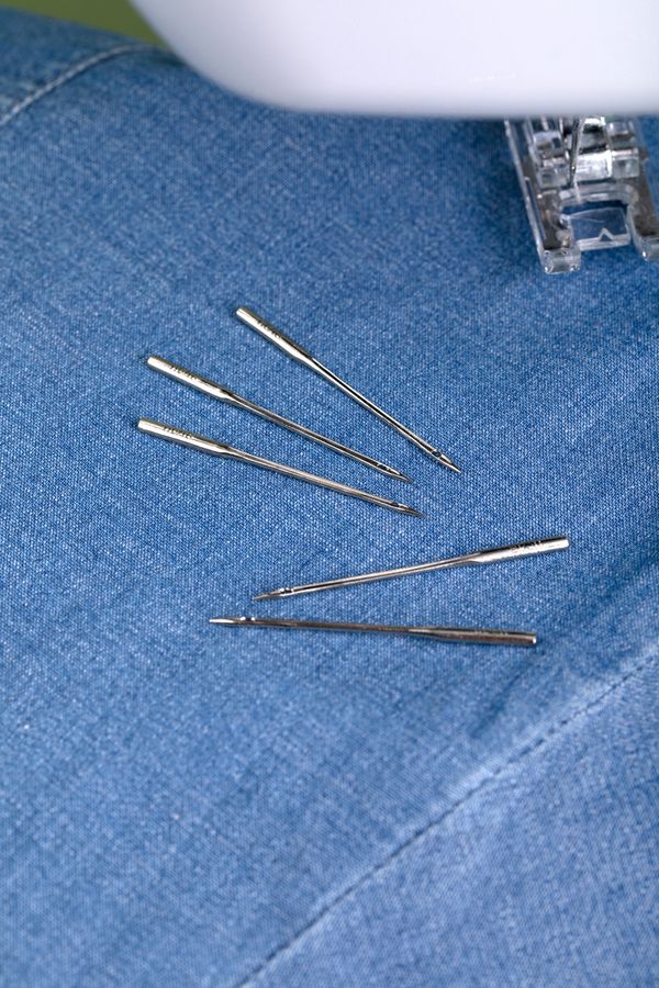 Иглы для швейных машин для джинсы 130/705 H, №110, 5 игл, М, Gamma NJ №110