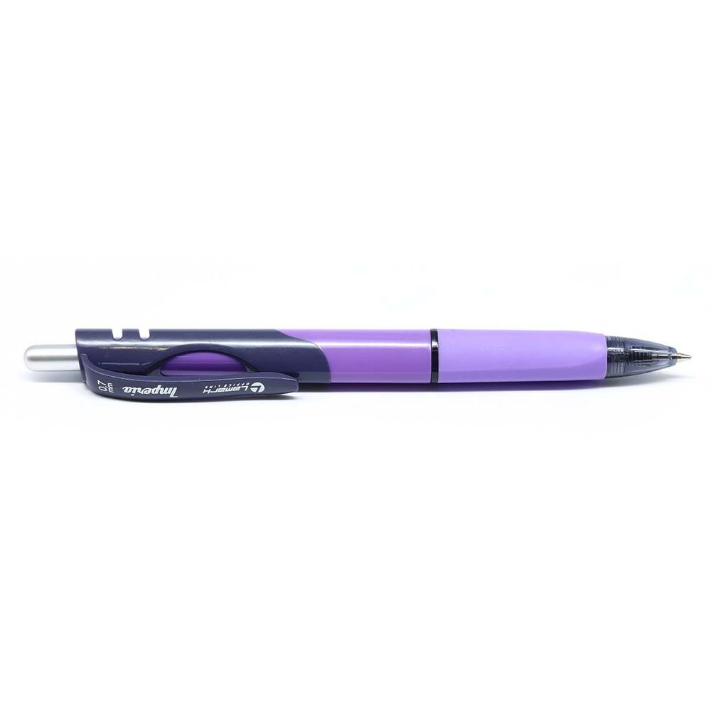 Ручка шариковая автоматическая Imperia фиолетовый корпус, с рез.держателем, синяя 0,7 мм, LAMARK645, 12 шт
