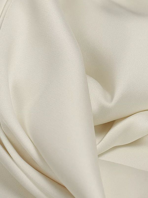 Шелк Армани 90 г/м², 150 см / 2 метра, арт.Arm-073 цв.73 молочный (айвори)