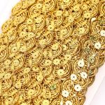 Тесьма отделочная 23 мм / 13.71 метров, TBY 906 цв.золото