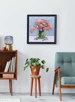 Алмазная (кристальная) мозаика Фрея, Милый букетик, 30х30 см