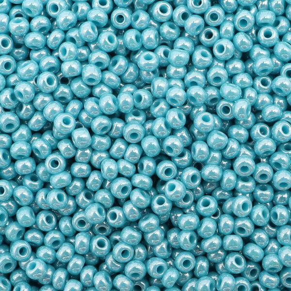 Бисер Preciosa непрозрачный с покрытием 10/0 (68030), круг.отв., 500гр