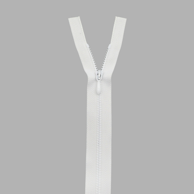 Молния трактор Arta Т5 (4.5 мм) 1 зам., 25 см, н/раз., цв. 001 белый, уп.10 шт