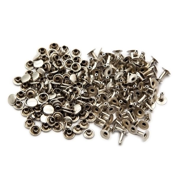 Хольнитены ⌀7 мм, h=6-7 мм, сталь, New Star №33, цв.никель, ≈100 шт