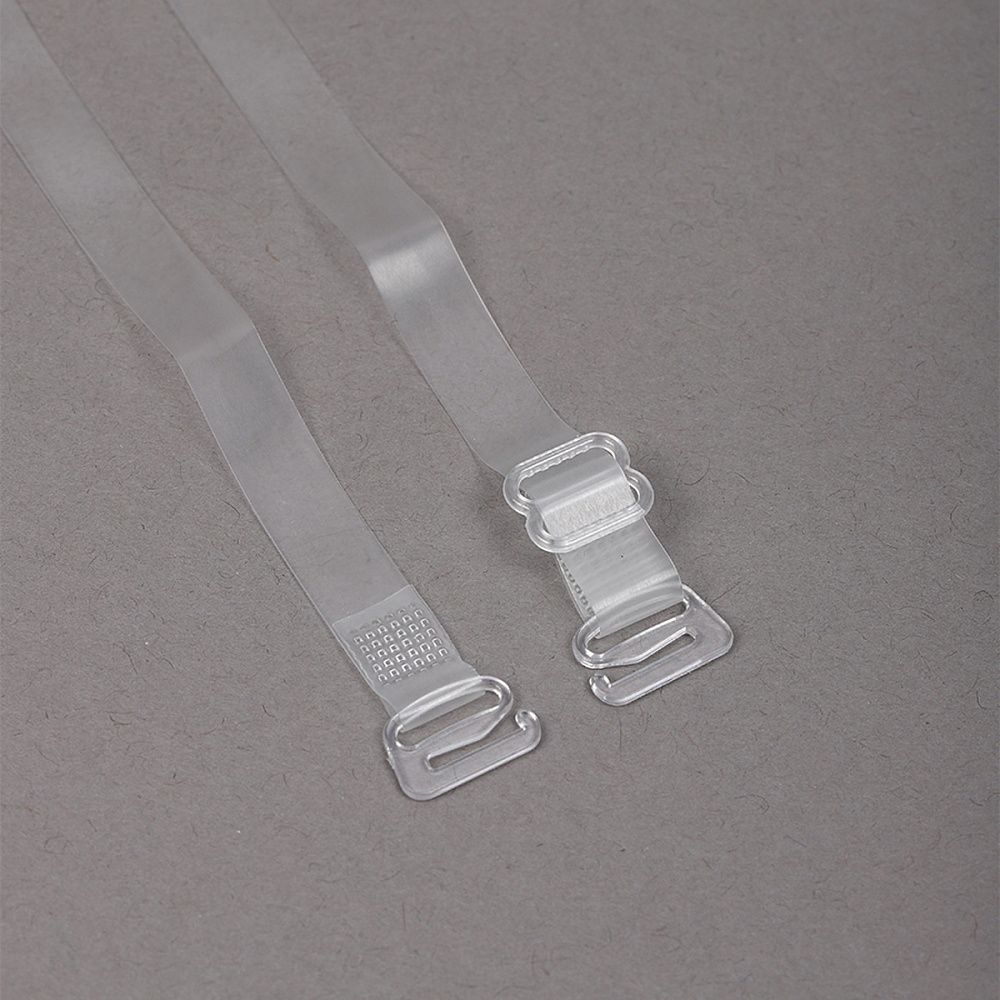 Набор бретелей для бюстгальтера 10 мм, TBY.0T105 цв.прозрачный матовый, глянцевый уп 4 пары