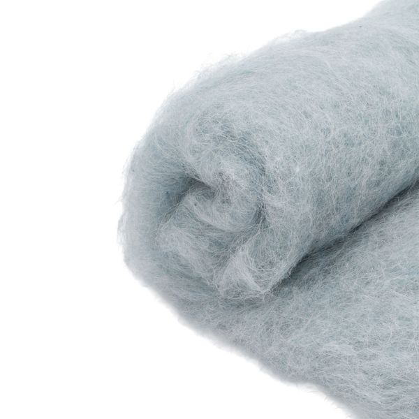 Шерсть для валяния Ангорка для творчества 100 г, 022 джинса, Камтекс