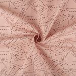 Ткань для пэчворка Peppy Век моды, отрез 50х55 см, 146 г/м², ВМ-05 розовый, Peppy