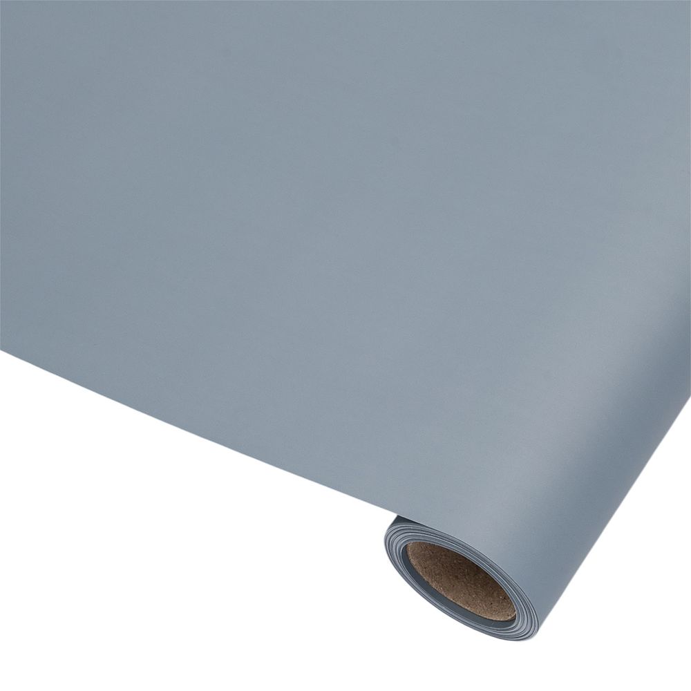 Пленка упаковочная однотонная для цветов и подарков, 65 мкр, 58см / 10м ± 5% (VH2542 темно-серый)