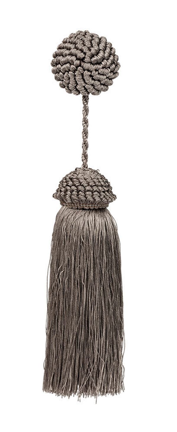 Кисти шторные 220.0 мм, 10 шт, розетка, 235 серый, Gamma КР-22