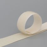 Лента контактная липучка (велкро) пришивная 25 мм / 25 метров, 5003 молочный, ПАРА (крючок+петля), качество "C"