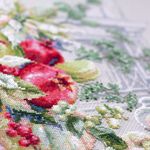 Набор для вышивания нитками Чудесная игла, Зимняя импровизация, 32х25 см