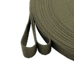 Тесьма (лента) киперная 20 мм / 50 метров, 6 г/м, 100% полиэфир, 24 олива
