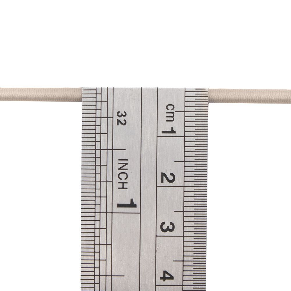 Резинка шляпная (шнур эластичный) ⌀3.0 мм / 100 метров, 0370-0300В, С572-бежевый