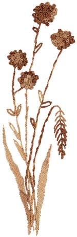 Набор для вышивания нитками Panna Живая картина JK-2285, Сухоцветы, 4х10 см