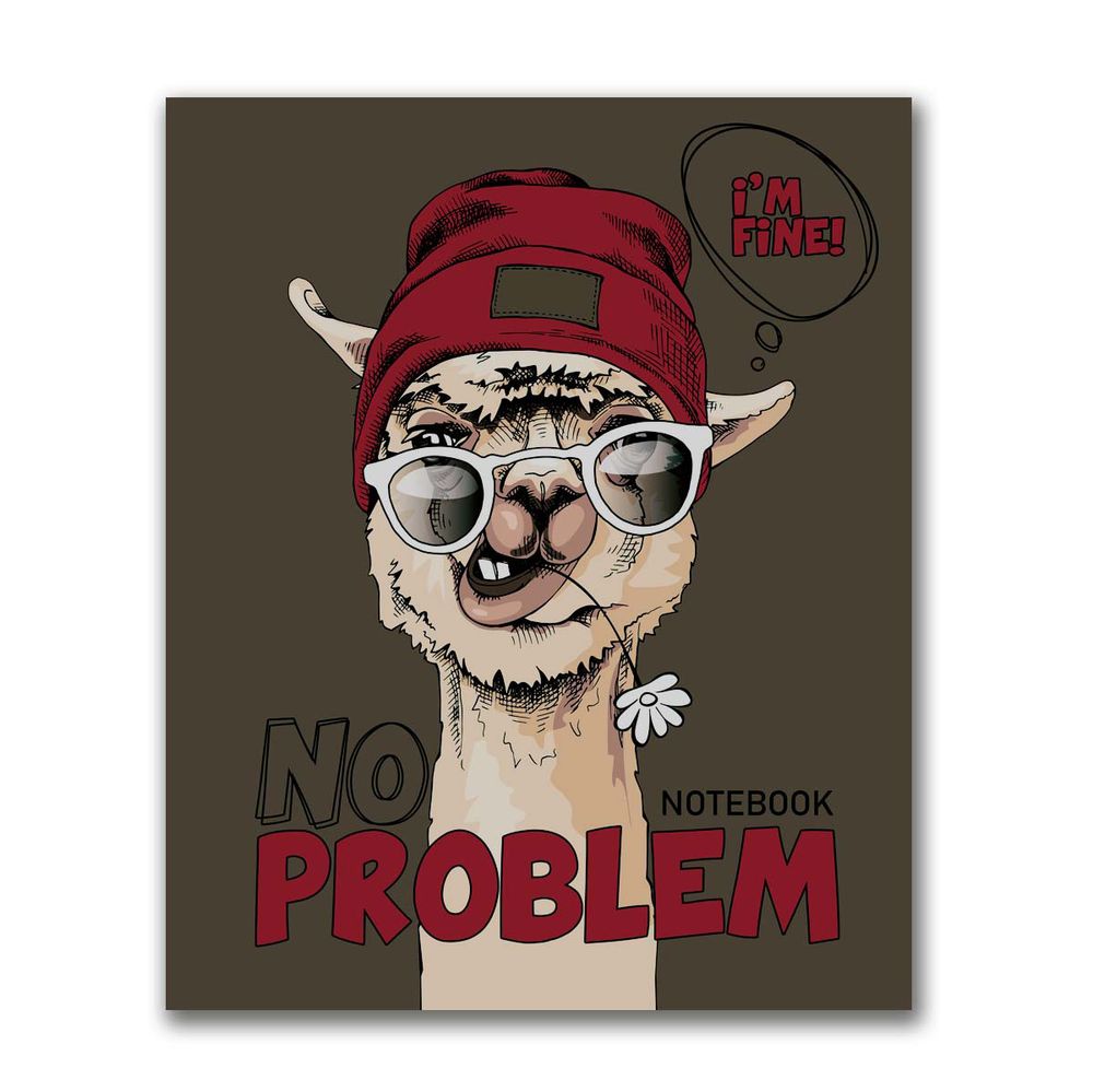 Бизнес-блокнот, матовая ламинация + выборочный лак, A5+ 64 л. 18 шт, клетка, Нет проблем 000398, Светоч 64ББТ5_4_5_1