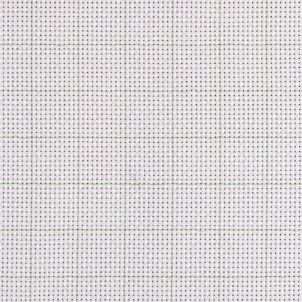 Канва Aida 11 ct, 150 см / 10 метров, белый в клетку, Gamma K03R