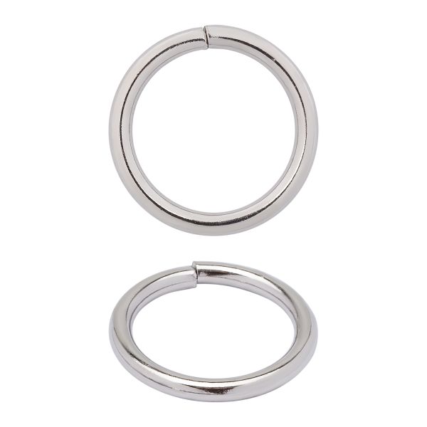 Кольцо разъемное металл in ⌀10 мм (13 мм внешн.), никель, 816-002, 100 шт