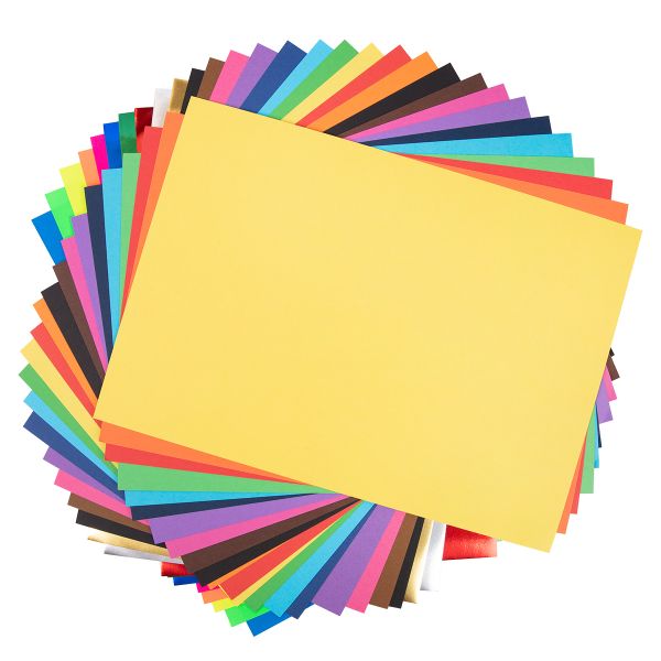 Набор цветной бумаги и картона LPCPS-01 A4 21х29.7 см, 30 л. 30 цв, Лео LPCPS-01