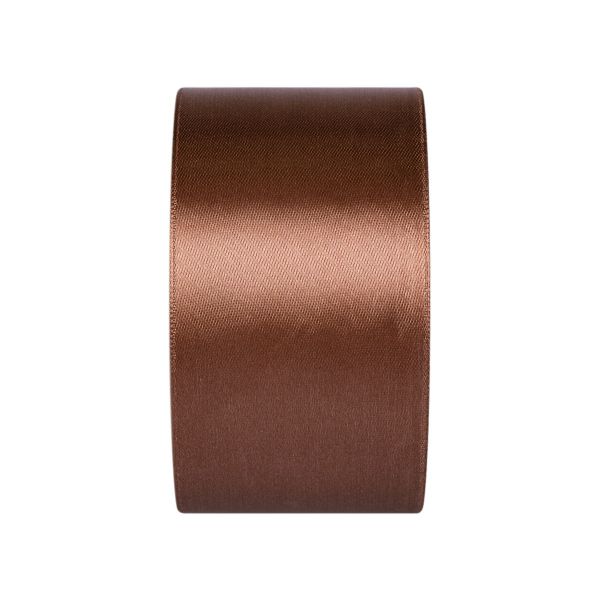 Лента атласная 1-сторонняя 50.0 мм / 33±2 метра, 031 т-коричневый, Gamma