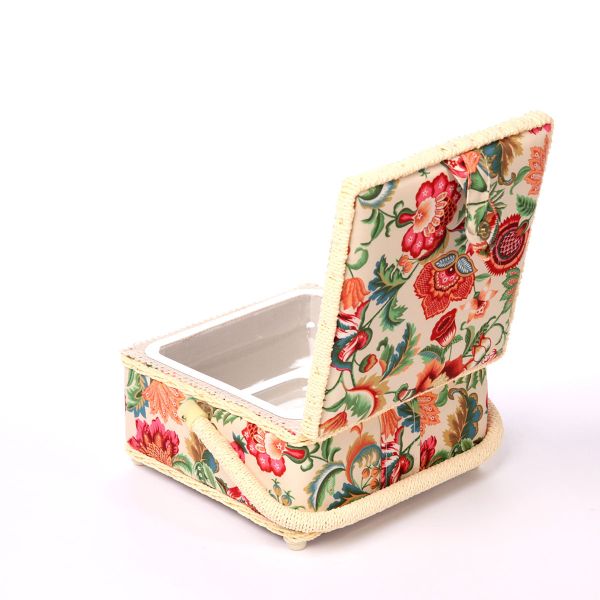 Шкатулка малая, декоративная, Экзотические цветы 20х20х11см, ASST-1_4-PVC-Tray