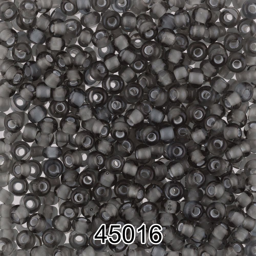 Бисер Preciosa круглый 10/0, 2.3 мм, 500 г, 45016 (Ф532) серый