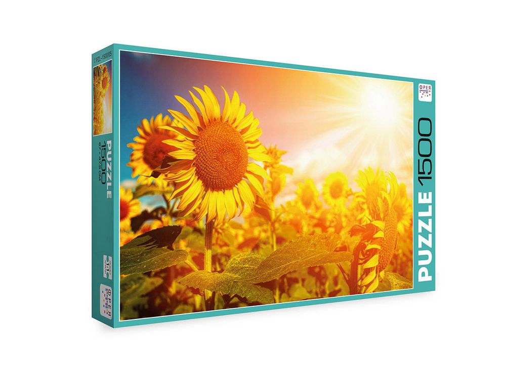 Пазл 1500 элементов, Подсолнухи, Фрея PZL-1500/05