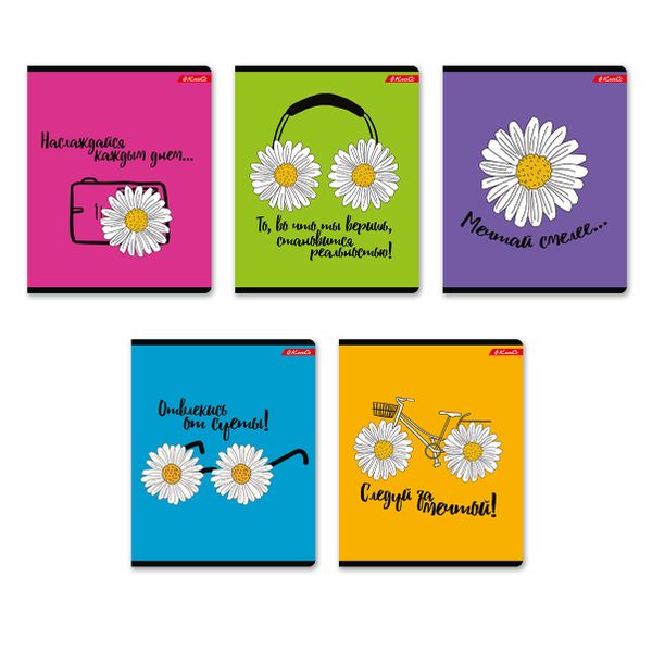 Тетрадь ученическая общая, выборочный лак, A5+ 48 л. на скобе, белизна 100%, 10 шт, клетка, 000316 В лето за мечтой, Светоч 48ТСК5_4_3_1