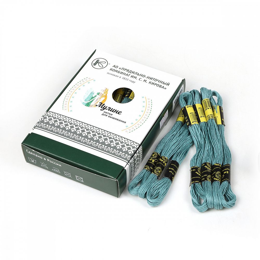 Мулине ПНК им.Кирова цв.3402, 24 мотка по 8 метров