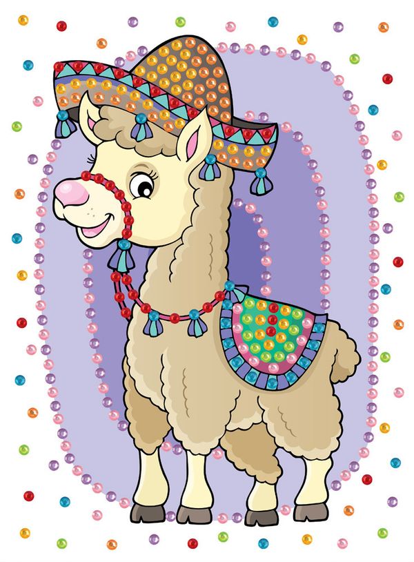 Мозаика 19.5х26.5 см, №10 Лама, Hobbius MDS-05