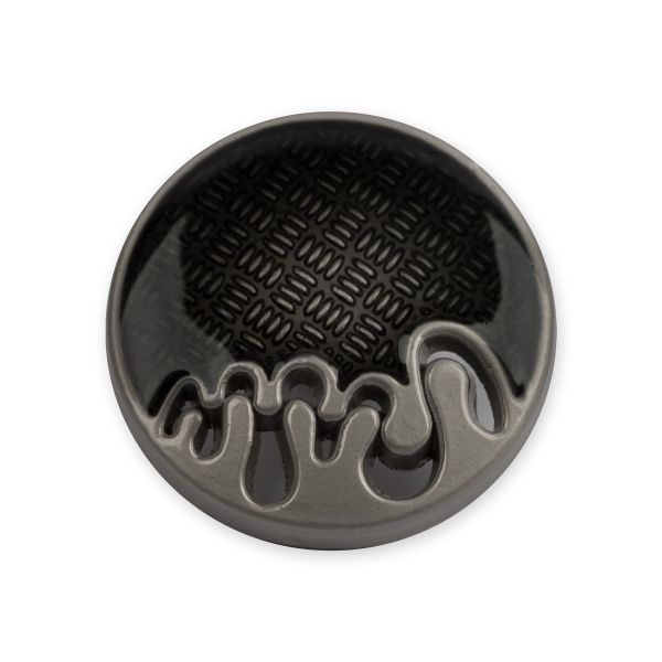 Пуговицы на ножке металл 21 мм, 6 шт, 04 никель, Blitz MB 0256