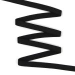 Резинка бельевая (бретелечная) блестящая 10.0 мм / 50 метров, черный, ML177.010