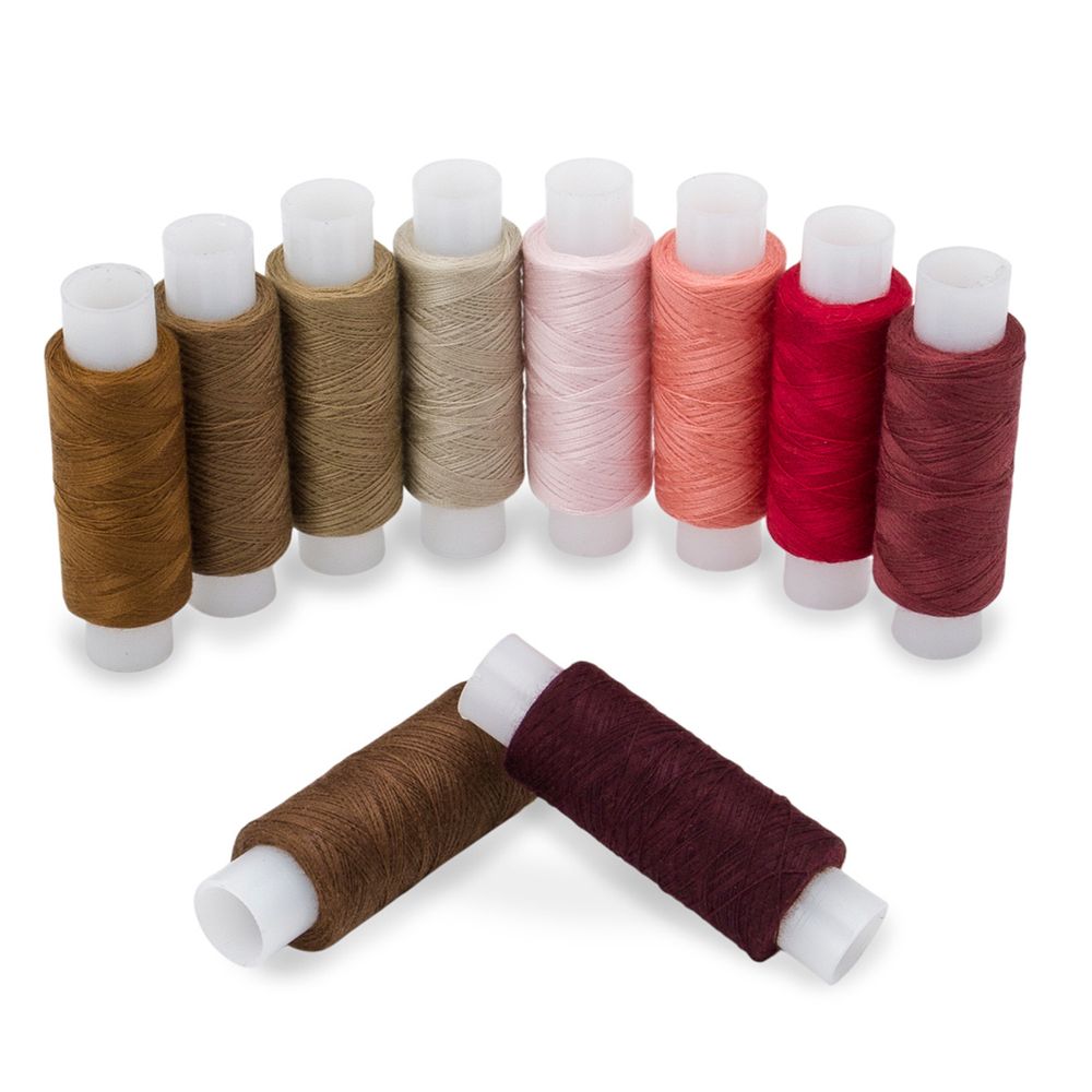 Швейные нитки (набор) 50/2, 10 кат. по 200м, ассорти №174, Astra&amp;Craft