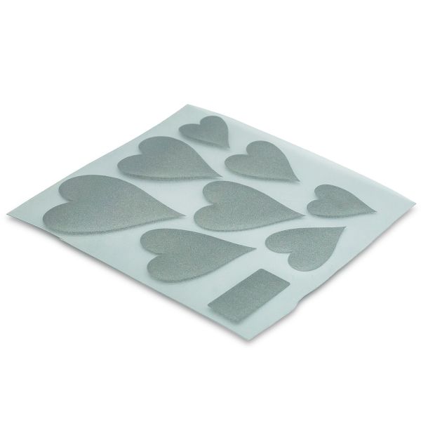 Набор светоотражающих наклеек на одежду Сердце