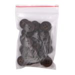 Пуговицы 4 прокола 24L (15мм), (Brown (коричневый)), 36 шт