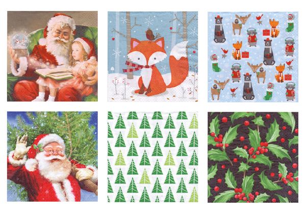 Салфетки для декупажа ассорти 18 33х33, 6 шт, Приношу детям радость, Love2art SDP №0419-18