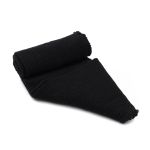 Подвяз (довяз) трикотажный 10.0х40.5 см, 1 шт, тонкий, 004 черный