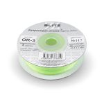 Лента капроновая (органза) _3.0 мм / 45.7 метров, 117 св.салатовый, Blitz OR-3